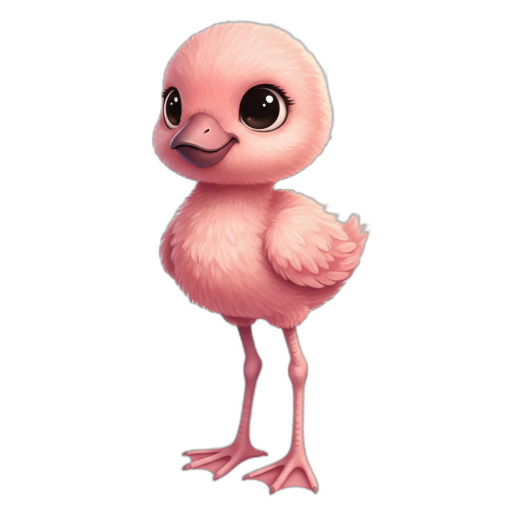 Baby Flamingo mascot