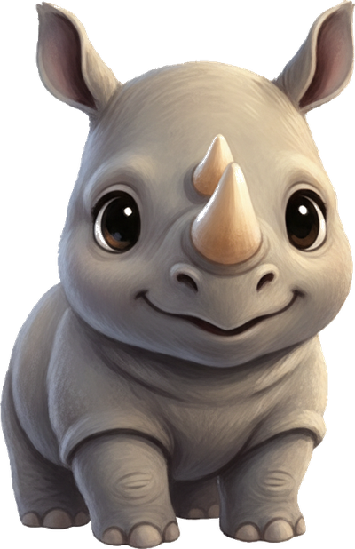 Baby Rhino mascot